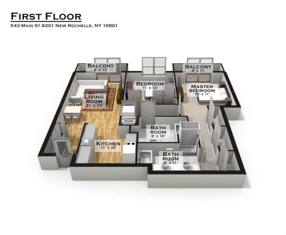 543 Main Street, Unit #201, New Rochelle, NY 10801 - Photo 14 of 20